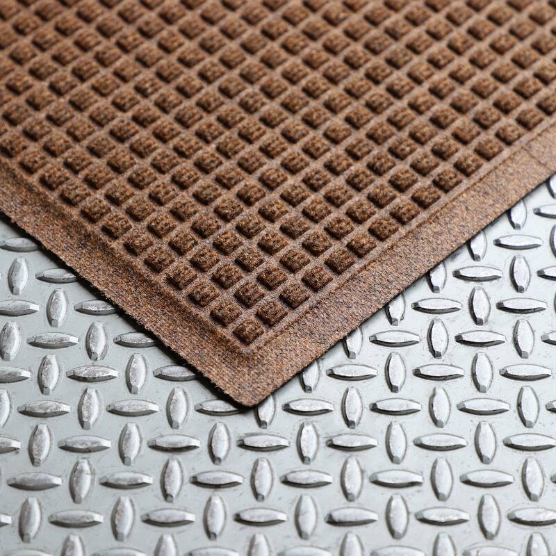 Squares 24"x39" Indoor/Outdoor Half Round Door Mat Bed Bath & Beyond